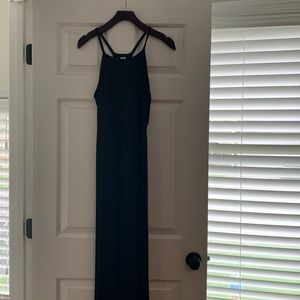 Old Navy black maxi dress size xs